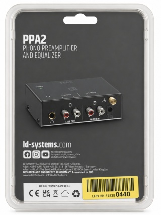 LD systems PPA2 przedwzmacniacz gramofonowy Phono