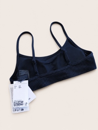 Czarny top H&M S