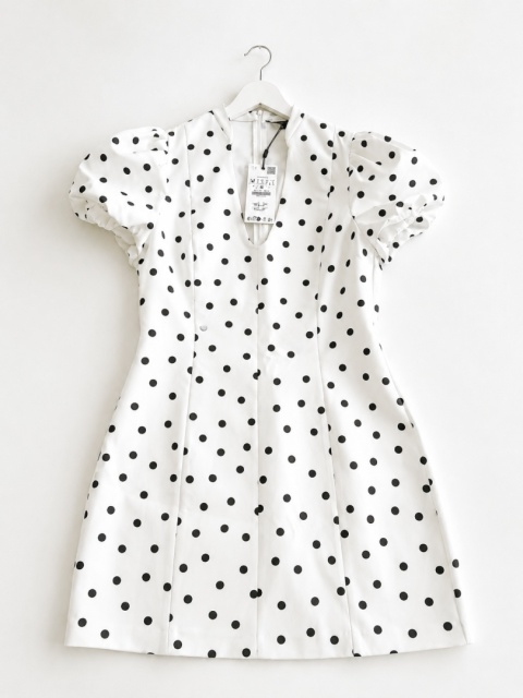 Sukienka ZARA w grochy rozmiar M