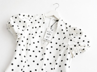Sukienka ZARA w grochy rozmiar M